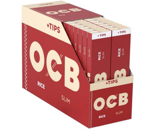OCB Χαρτάκια Rice King Size Slim & Τζιβάνες 32τεμ. - Τιμή: 32,40€