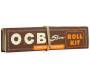OCB Unbleached Χαρτάκια Roll Kit - Ακατέργαστο - King Size Slim με Τζιβάνες και Δισκάκι - Τιμή: 1,90€