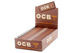 OCB Χαρτάκια - Unbleached Ακατέργαστο 50φ. - 1¼ - 25τεμ.