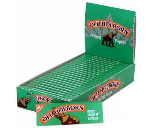 Old Holborn Rolling Papers - Green 25pcs -  Price: 6,94€