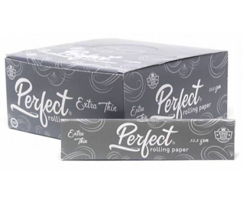 Perfect Χαρτάκια - Ασημί King Size Λεπτό Πάχος - Τιμή: 0,39€