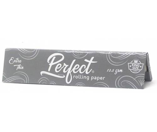 Perfect Χαρτάκια - Ασημί King Size Λεπτό Πάχος - Τιμή: 0,39€