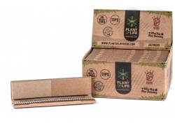 Plant of Life Χαρτάκια - Ακατέργαστο King Size Slim & Tips