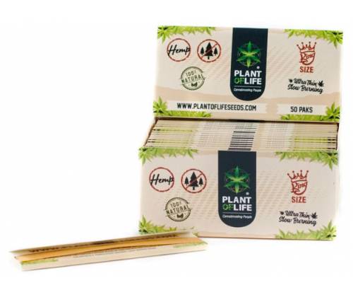 Plant of Life Χαρτάκια - Ακατέργαστο Hemp King Size Slim -  Price: 0,65€