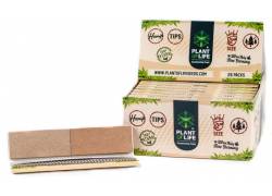 Plant of Life Χαρτάκια - Ακατέργαστο Hemp King Size Slim & Tips