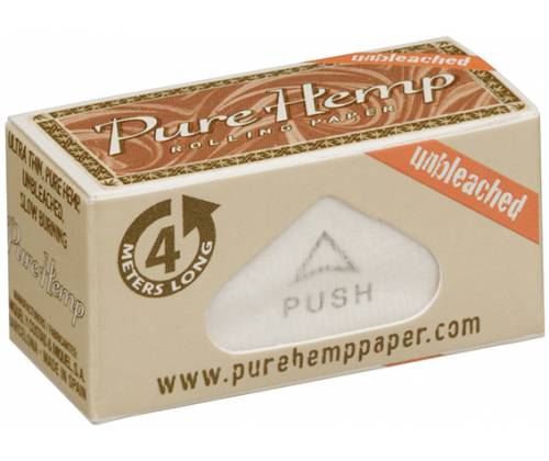 Pure Hemp Unbleached Rolls Ρολό - Ακατέργαστο - 4 Μέτρα - Τιμή: 1,29€