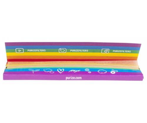 Purize Χαρτάκια Ακατέργαστο - «We Love Diversity»  King Size Slim 32φ. -  Price: 1,20€