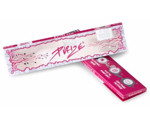 Purize Χαρτάκια Pink - King Size Slim 32φ. - Τιμή: 1,30€