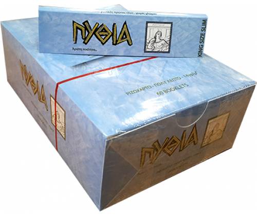 ΠΥΘΙΑ Χαρτάκια - Σιέλ - King Size 60τεμ. - Τιμή: 17,00€