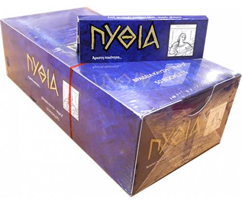 ΠΥΘΙΑ Χαρτάκια - Μπλε 50τεμ. - Τιμή: 10,00€