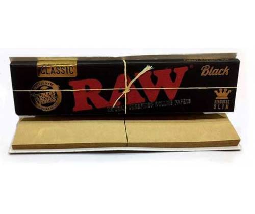 RAW Connoisseur Χαρτάκια Black - Ακατέργαστο - King Size Slim με Τζιβάνα 24τεμ. - Τιμή: 21,50€