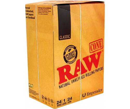 RAW Classic Cone Emperador Κώνος - 18cm - 24τεμ. - Τιμή: 19,50€