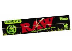 RAW Χαρτάκια Classic Black Organic 32φ. - Ακατέργαστο - King Size Slim 32φ.