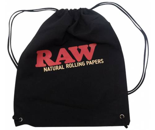 RAW Drawstring Bag Τσάντα Πλάτης - Black - Τιμή: