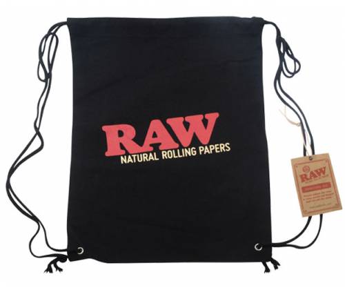 RAW Drawstring Bag Τσάντα Πλάτης - Black - Τιμή: