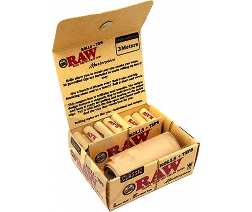 RAW Masterpiece Ρολό + Τζιβάνες Προτυλιγμένες - Τιμή: 3,47€