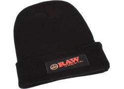 RAW Winter Beanie Hat Πλεκτός Σκούφος - Μαύρο