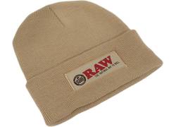 RAW Winter Beanie Hat Πλεκτός Σκούφος - Καφέ