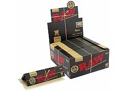 RAW Χαρτάκια Classic Black- Ακατέργαστο - King Size Slim 50τεμ.