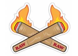 Raw Stickers Αυτοκόλλητο Crossing Cones  - 11x9cm