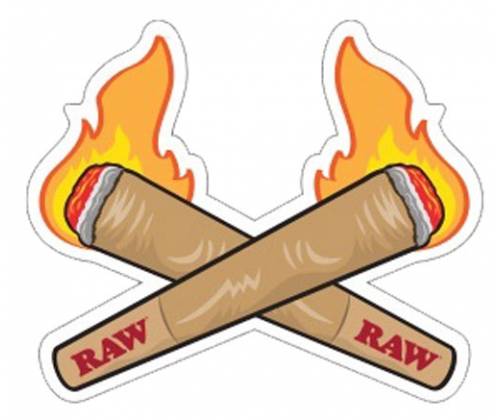 Raw Stickers Αυτοκόλλητο Crossing Cones  - 11x9cm - Τιμή: 0,50€