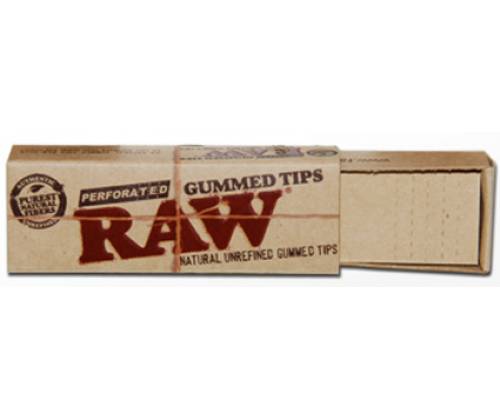 RAW Gummed Tips Τζιβάνα - Διάτρητη με κόλλα - Τιμή: 0,37€