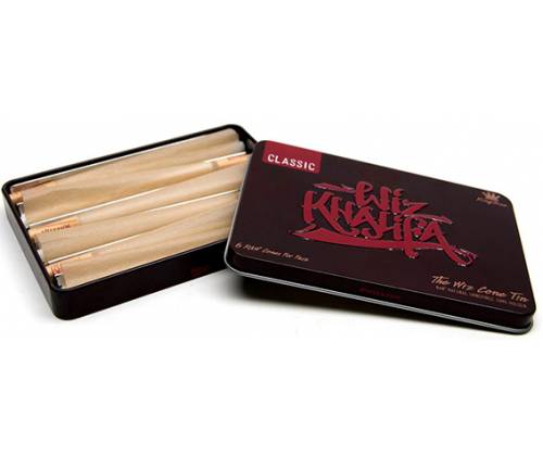 RAW Cone Wiz Khalifa Tin Κώνος - King Size - ΔΩΡΟ Ταμπακιέρα - Τιμή: 3,90€