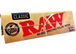 RAW Χαρτάκια Classic - Ακατέργαστο - 1¼