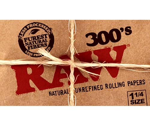 RAW 300's Χαρτάκια Classic - Ακατέργαστο - 1¼ - Τιμή: 2,30€