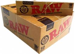 RAW Χαρτάκια Classic - Ακατέργαστο - King Size Slim 50τεμ.