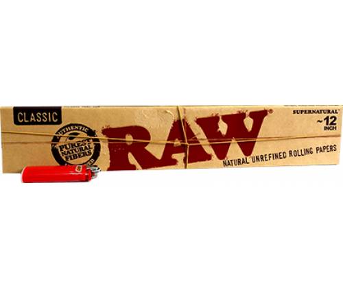 RAW Χαρτάκια Classic - Ακατέργαστο - SuperNatural 12 inches - Τιμή: 2,00€