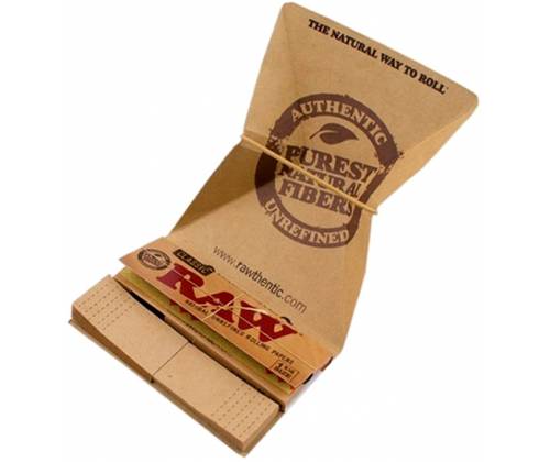 RAW Artesano Χαρτάκια Classic - Ακατέργαστο - 1¼ με Τζιβάνες και Δισκ - Τιμή: 1,70€