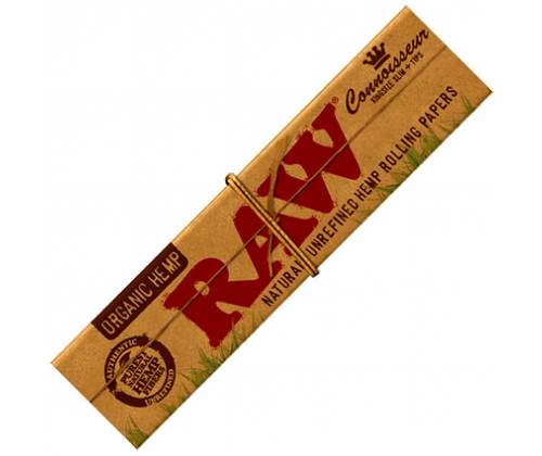 RAW Χαρτάκια - Organic Hemp - King Size Slim με Τζιβάνα - Τιμή: 1,05€