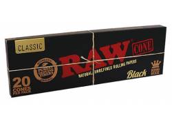 RAW Black Cone PreRolled Basic - Κώνος Προτυλιγμένος - 20τεμ. - King Size