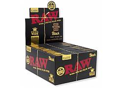 RAW Χαρτάκια Classic Black- Ακατέργαστο - King Size Wide 50τεμ.