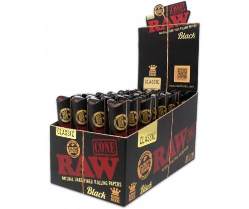 RAW Cone Black Κώνος - King Size - 32τεμ. - Τιμή: 43,20€