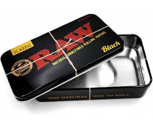 RAW Black Μεταλλικό Kουτί - King Size - Τιμή: 3,20€