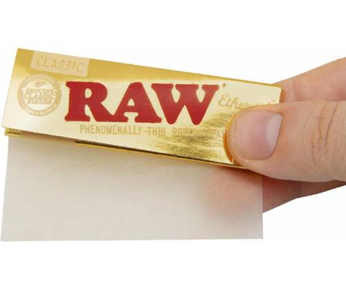 RAW Χαρτάκια Classic Ethereal - Ακατέργαστο - 1¼  50φ. - Τιμή: 3,90€