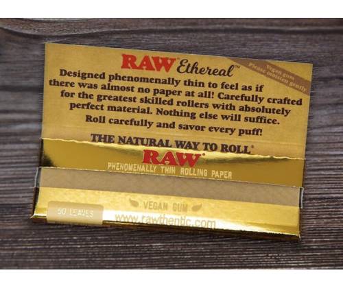RAW Χαρτάκια Classic Ethereal - Ακατέργαστο - 1¼  50φ. - Τιμή: 3,90€