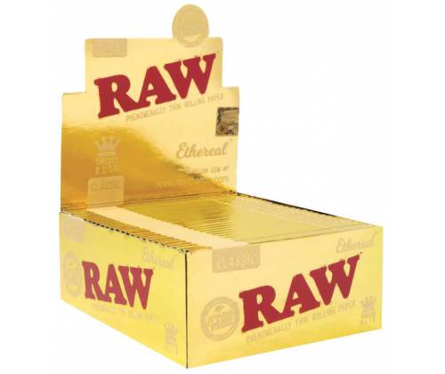 RAW Χαρτάκια Classic Ethereal - Ακατέργαστο - King Size Slim 32φ. - Τιμή: 2,90€