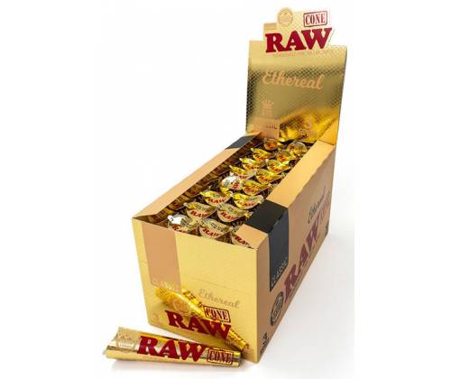 RAW Cone Classic Ethereal Κώνος Χρυσό - King Size 32τεμ. - Τιμή: 60,80€
