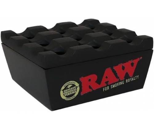 Raw Regal Μεταλλικό Τασάκι 8x8cm - Black - Τιμή: 9,90€