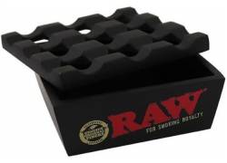 Raw Regal Μεταλλικό Τασάκι 8x8cm - Black