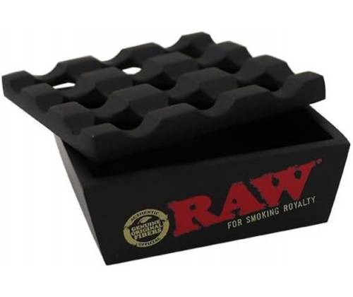 Raw Regal Μεταλλικό Τασάκι 8x8cm - Black - Τιμή: 9,90€