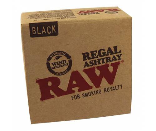 Raw Regal Μεταλλικό Τασάκι 8x8cm - Black - Τιμή: 9,90€