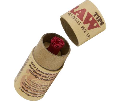 Raw Rose Tips Tips Red - Pre-Wrapped Rose - Price: 4,70€