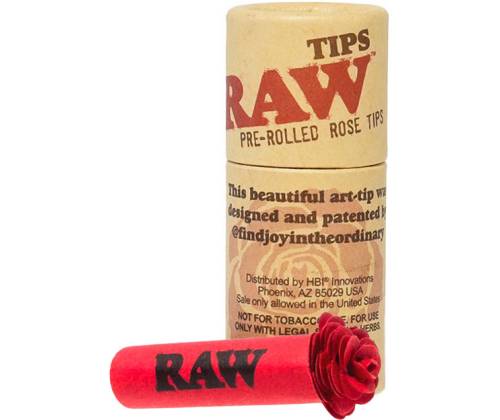 Raw Rose Tips Tips Red - Pre-Wrapped Rose - Price: 4,70€