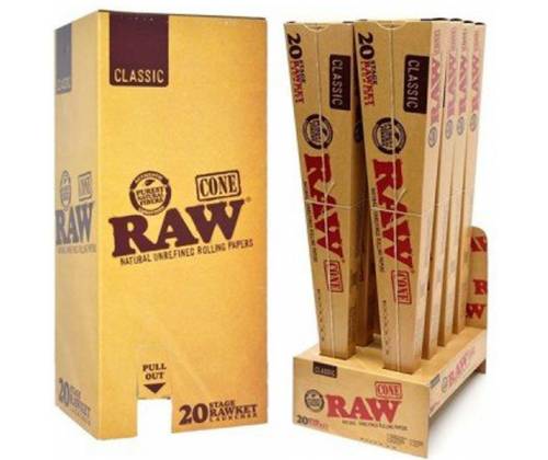 RAW Classic Cone RawKet Launcher 20pcs -  Price: 52,00€