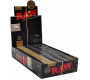 RAW Χαρτάκια Black - Ακατέργαστο - 1¼ 24τεμ. - Τιμή: 11,40€