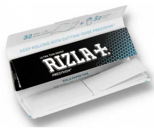 RIZLA Rolling Papers - Precision King Size Slim With Tips -  Price: 0,89€